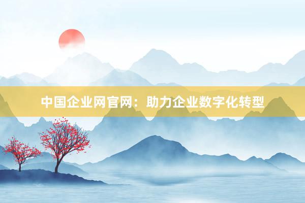 中国企业网官网：助力企业数字化转型